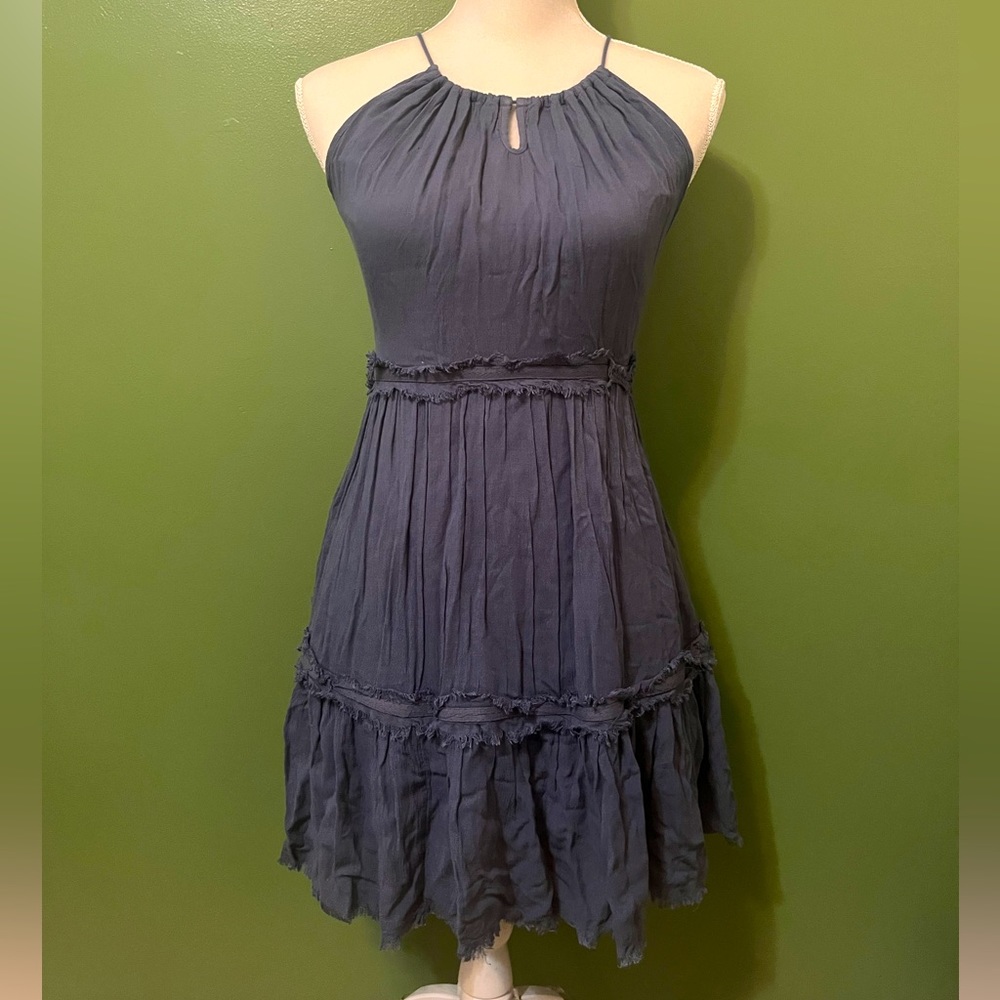 Dusty Blue Girls Dress